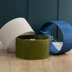 Raye Champagne Drum Pleated Silk Shade - 45cm 17 Raye Champagne Drum Pleated Silk Shade - 45cm -Chic Lighting Store 13222471 1304944148317621