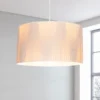Raye Champagne Drum Pleated Silk Shade - 45cm 1 Raye Champagne Drum Pleated Silk Shade - 45cm -Chic Lighting Store 13222471 1974901095477932