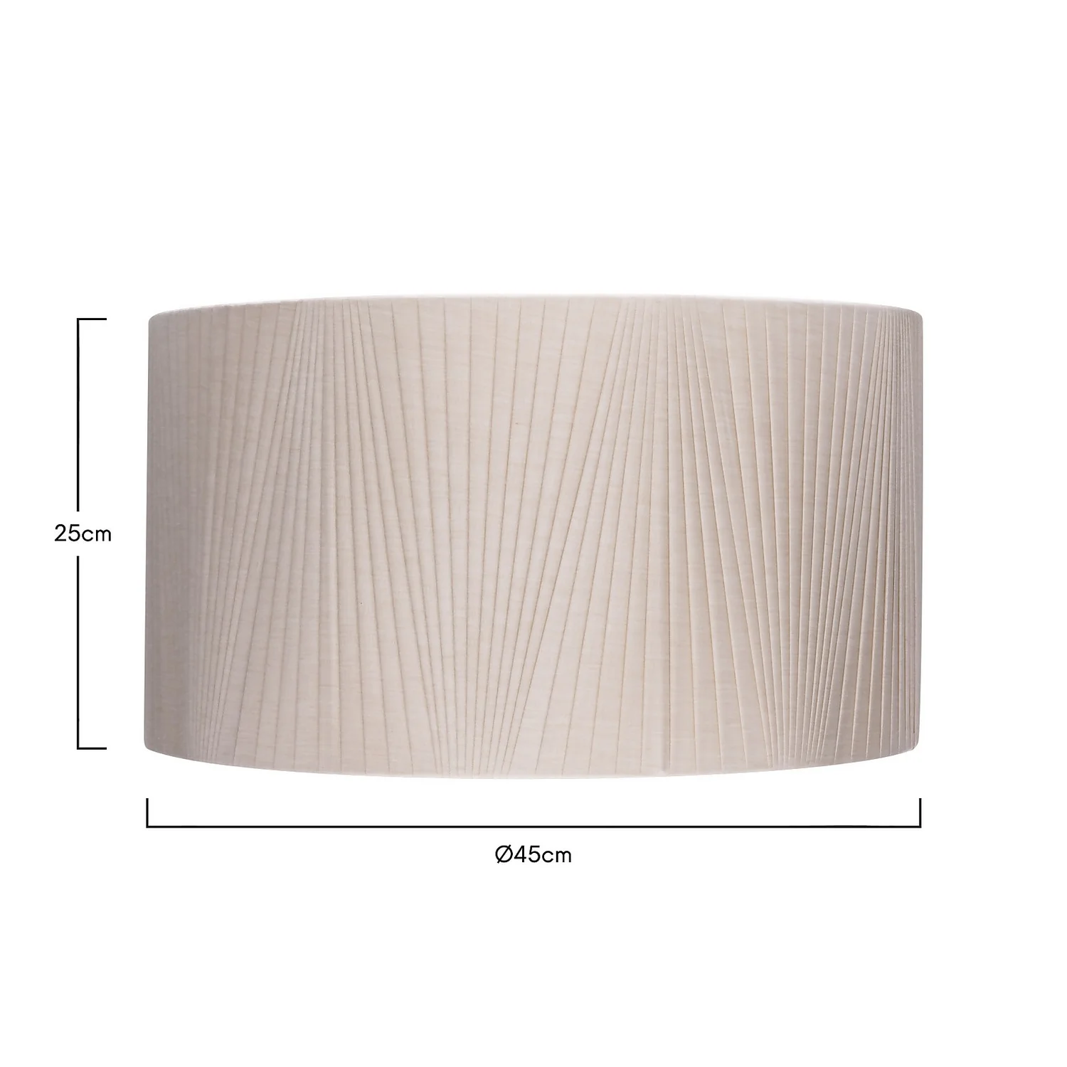 Raye Champagne Drum Pleated Silk Shade - 45cm 7 Raye Champagne Drum Pleated Silk Shade - 45cm - Image 5