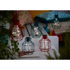 House Beautiful Firefly Solar Powered Caged Lantern 13 House Beautiful Firefly Solar Powered Caged Lantern -Chic Lighting Store 13280804 9644948223840454