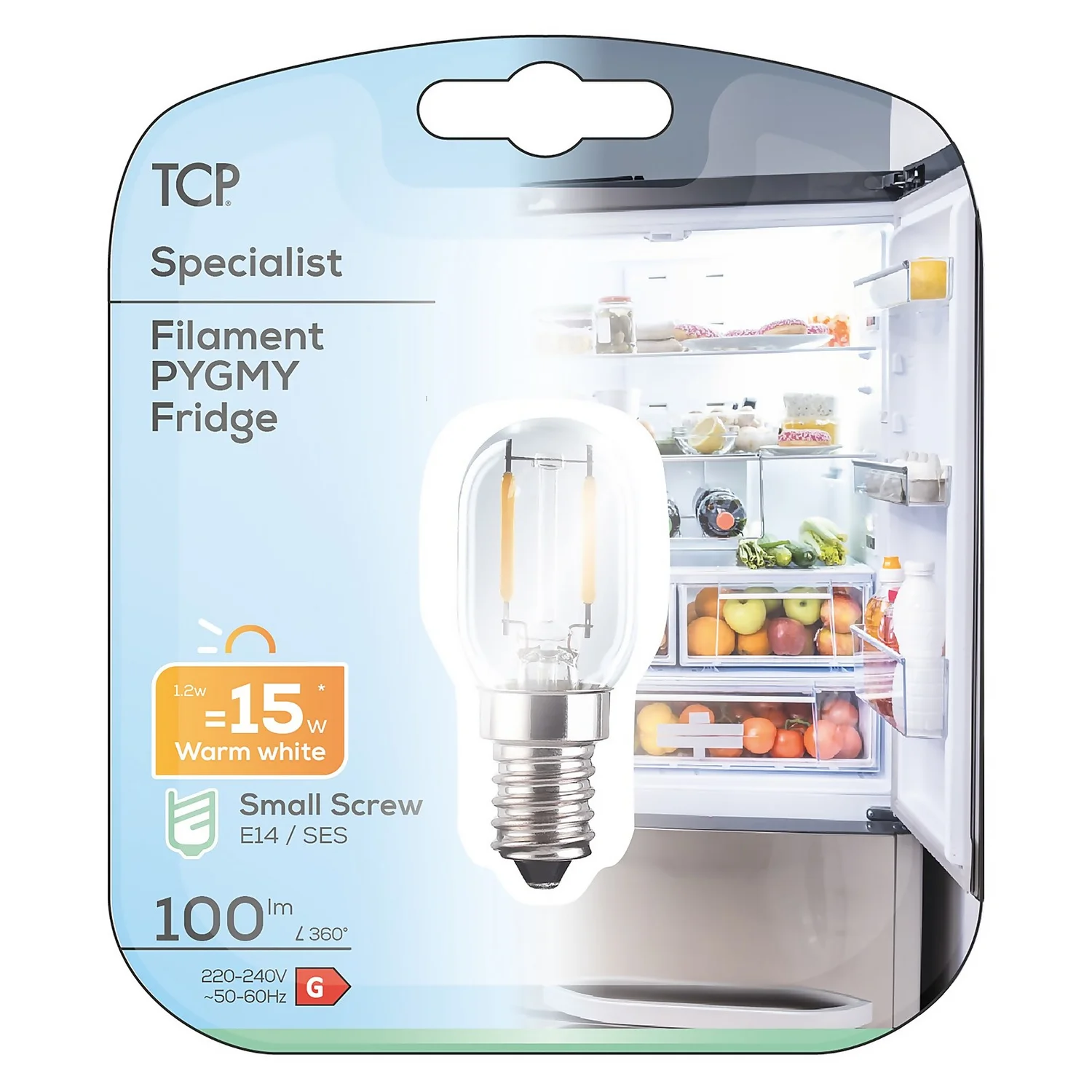 Filament Fridge 1.2W 15W Equivalent SES Warm White 1pk 3 Filament Fridge 1.2W 15W Equivalent SES Warm White 1pk - Image 2