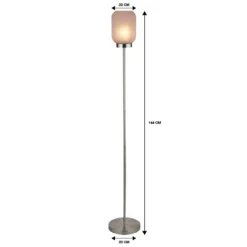 Pearl Frosted Floor Lamp - Rose -Chic Lighting Store 13445400 5435042045848491