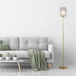 Pearl Frosted Floor Lamp - Navy 15 Pearl Frosted Floor Lamp - Navy -Chic Lighting Store 13445401 2565042048253801