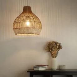 House Beautiful Woven Rattan Shade - Natural -Chic Lighting Store 13445402 6324971630304797