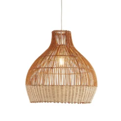 House Beautiful Woven Rattan Shade - Natural -Chic Lighting Store 13445402 8724971630226134
