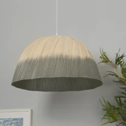 House Beautiful Ibiza Bamboo Shade - Blue Ombre -Chic Lighting Store 13445405 5875042048993307