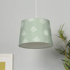 Country Living Salcombe Seaflower Patterned Lamp Shade - Laurel Green 11 Country Living Salcombe Seaflower Patterned Lamp Shade - Laurel Green -Chic Lighting Store 13445408 5205042048559417