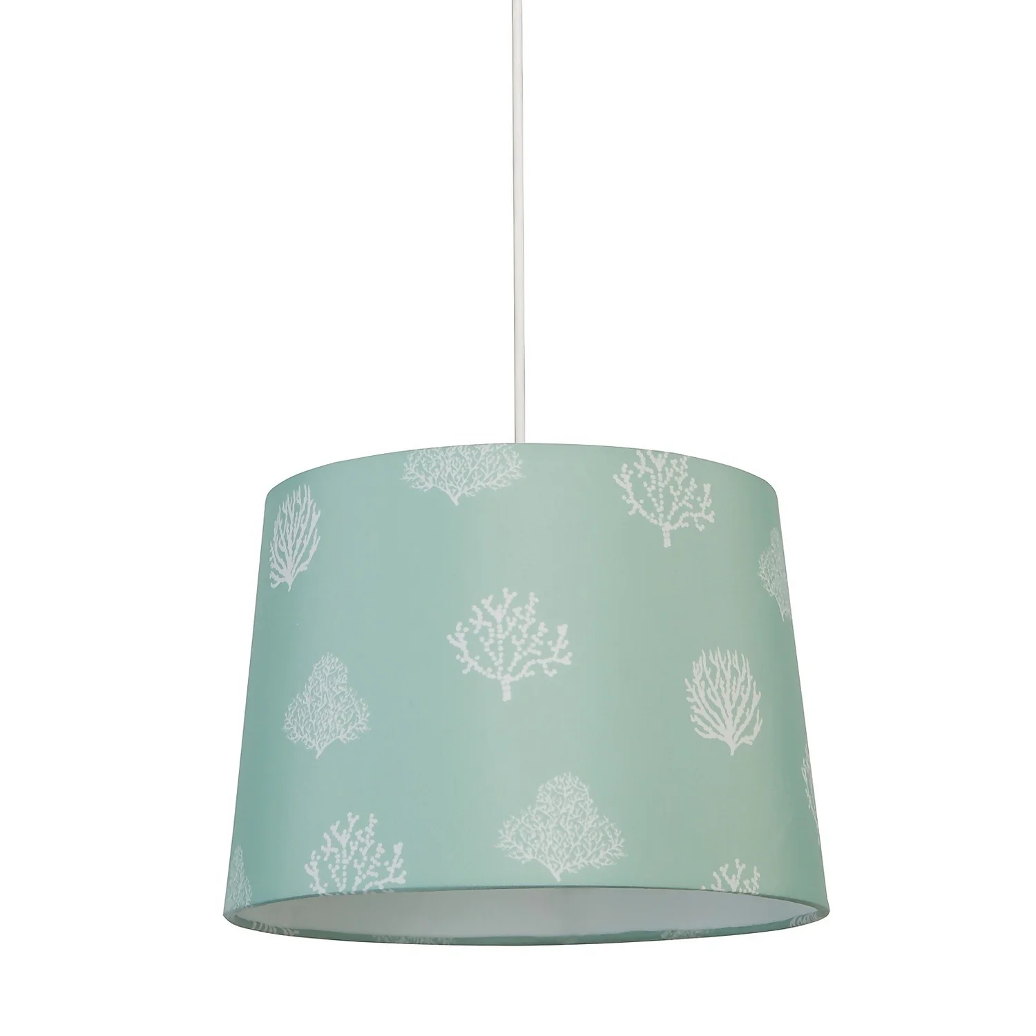 Country Living Salcombe Seaflower Patterned Lamp Shade - Laurel Green 6 Country Living Salcombe Seaflower Patterned Lamp Shade - Laurel Green - Image 4