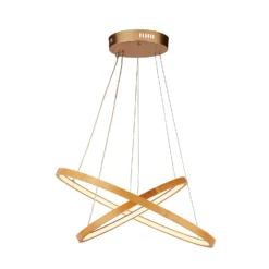 Malibu LED Double Ring Ceiling Pendant Light - Bamboo 14 Malibu LED Double Ring Ceiling Pendant Light - Bamboo -Chic Lighting Store 13445411 1305042050470411