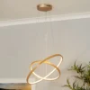 Malibu LED Double Ring Ceiling Pendant Light - Bamboo 1 Malibu LED Double Ring Ceiling Pendant Light - Bamboo -Chic Lighting Store 13445411 6255042050381215