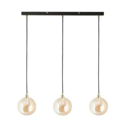 Shoreditch Three Light Diner Bar Light - Champagne & Brass 8 Shoreditch Three Light Diner Bar Light - Champagne & Brass -Chic Lighting Store 13453786 1294915324488342