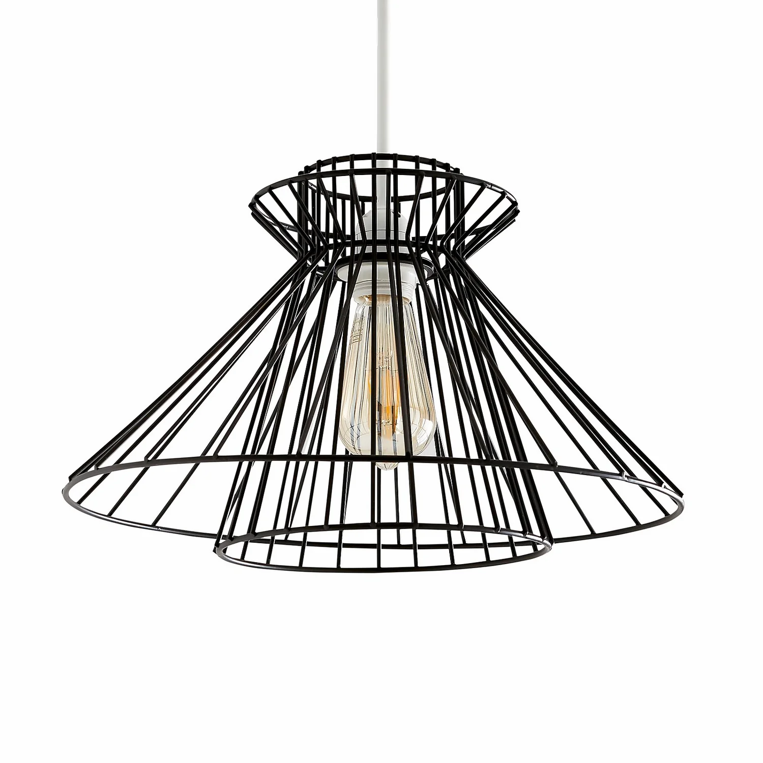 Dalston Wire Easy Fit Light Shade - Black 5 Dalston Wire Easy Fit Light Shade - Black - Image 3