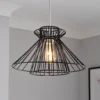 Dalston Wire Easy Fit Light Shade - Black 1 Dalston Wire Easy Fit Light Shade - Black -Chic Lighting Store 13453792 1334915323256188