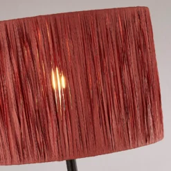 Raffia Floor Lamp - Pink & Black 11 Raffia Floor Lamp - Pink & Black -Chic Lighting Store 13525817 1584956834985629