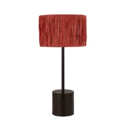 Raffia Table Lamp - Pink & Black 11 Raffia Table Lamp - Pink & Black -Chic Lighting Store 13525822 1674956834921027