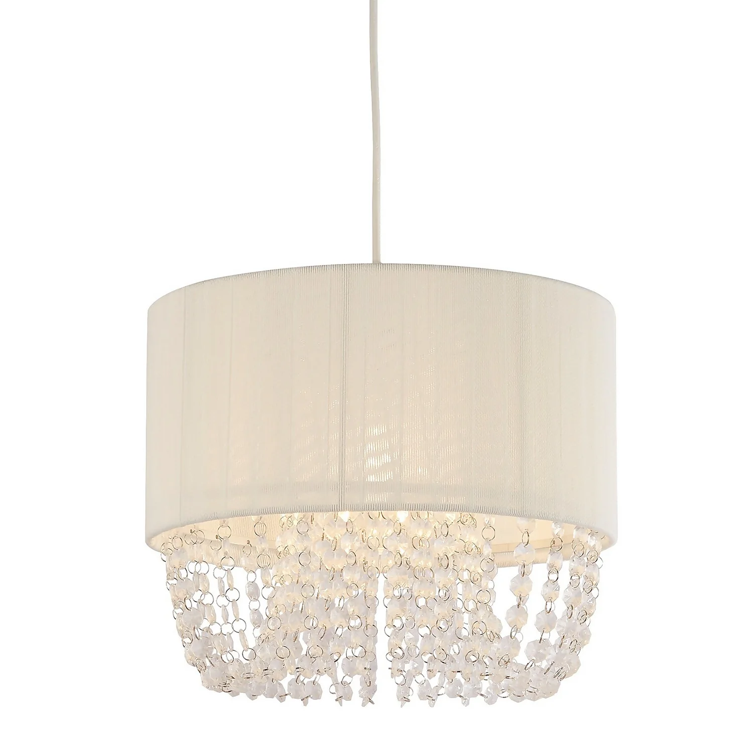 Bellano Easy Fit Lamp Shade - White 4 Bellano Easy Fit Lamp Shade - White - Image 2