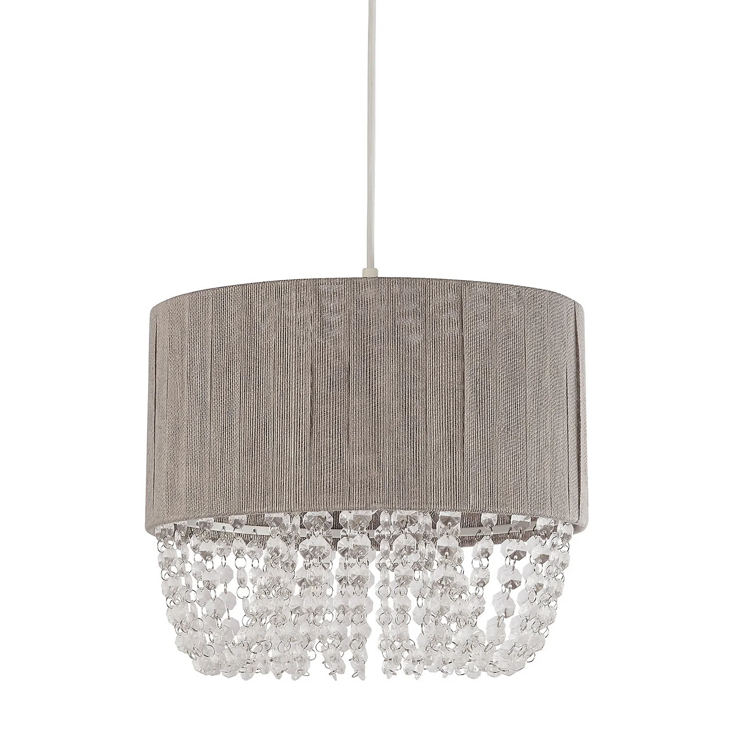 Bellano Easy Fit Lamp Shade - Grey 5 Bellano Easy Fit Lamp Shade - Grey - Image 3