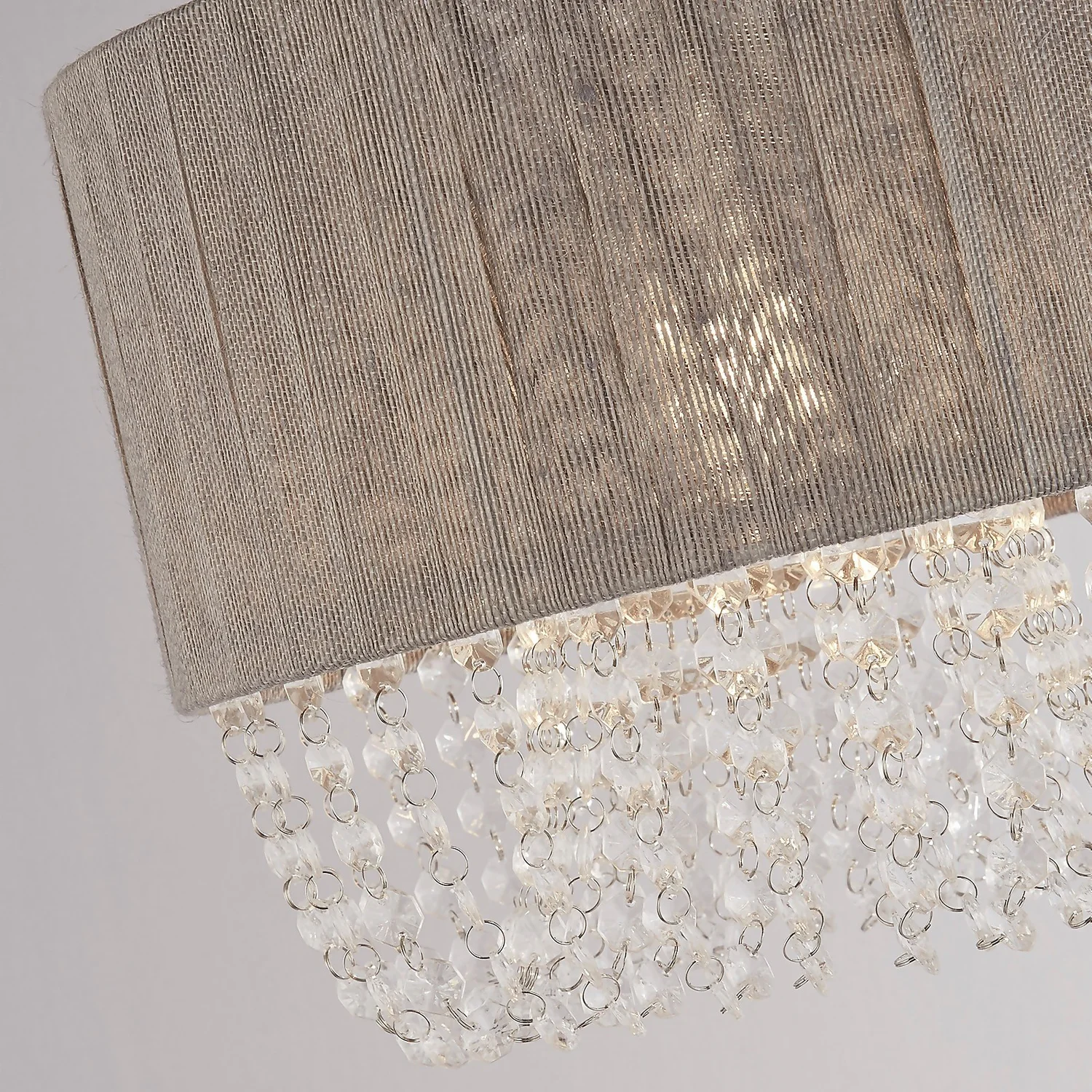 Bellano Easy Fit Lamp Shade - Grey 6 Bellano Easy Fit Lamp Shade - Grey - Image 4