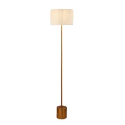 Raffia Floor Lamp - White & Gold 9 Raffia Floor Lamp - White & Gold -Chic Lighting Store 13525826 9564956834895641