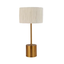 Raffia Table Lamp - White & Gold 11 Raffia Table Lamp - White & Gold -Chic Lighting Store 13525827 8214956834947295