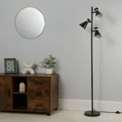 Balham 3 Light Floor Lamp - Black & Brass 11 Balham 3 Light Floor Lamp - Black & Brass -Chic Lighting Store 13525828 1185042072854014