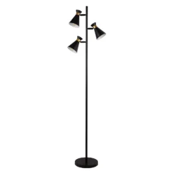 Balham 3 Light Floor Lamp - Black & Brass 12 Balham 3 Light Floor Lamp - Black & Brass -Chic Lighting Store 13525828 1995042072910660