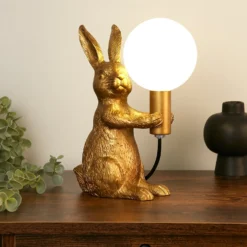 Rabbit Table Lamp - Gold & Glass 13 Rabbit Table Lamp - Gold & Glass -Chic Lighting Store 13528281 1375042089879794