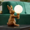 Rabbit Table Lamp - Gold & Glass 2 Rabbit Table Lamp - Gold & Glass -Chic Lighting Store 13528281 2005009393262033