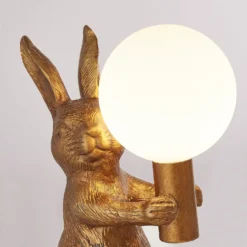 Rabbit Table Lamp - Gold & Glass 12 Rabbit Table Lamp - Gold & Glass -Chic Lighting Store 13528281 9214956834768027