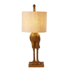Crane Table Lamp - Gold & Oatmeal 13 Crane Table Lamp - Gold & Oatmeal -Chic Lighting Store 13528282 7294956834523515