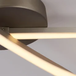 Austin LED Flush Ceiling Light - Satin Nickel 10 Austin LED Flush Ceiling Light - Satin Nickel -Chic Lighting Store 13528462 9994976242665492