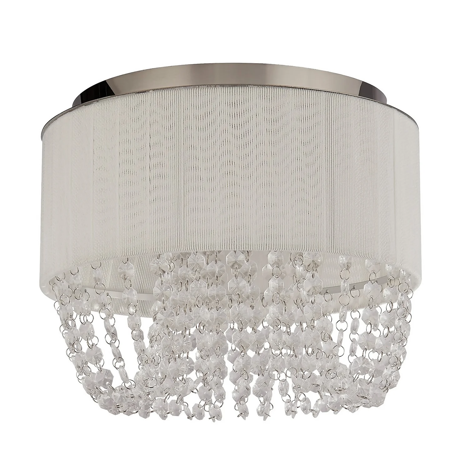 Bellano 3 Light Flush Ceiling Light - White 5 Bellano 3 Light Flush Ceiling Light - White - Image 3