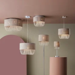 Bellano 3 Light Flush Ceiling Light - Grey 10 Bellano 3 Light Flush Ceiling Light - Grey -Chic Lighting Store 13528467 5455009405469651