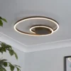 Sasha LED Flush Ceiling Light - Black -Chic Lighting Store 13528468 4294976242542042