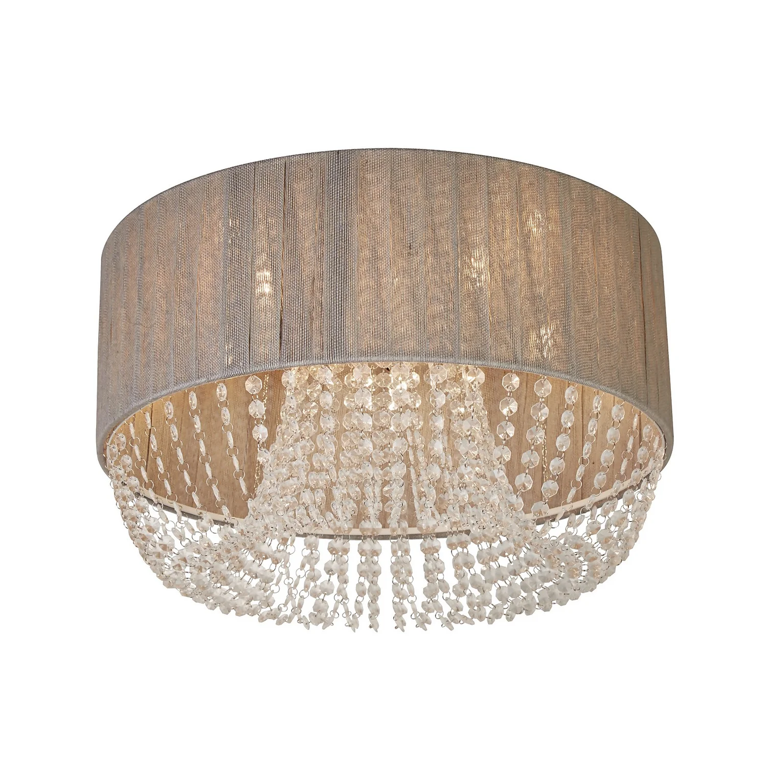 Bellano 5 Light Flush Ceiling Light - Grey 4 Bellano 5 Light Flush Ceiling Light - Grey - Image 2