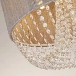 Bellano 5 Light Flush Ceiling Light - Grey 11 Bellano 5 Light Flush Ceiling Light - Grey -Chic Lighting Store 13528472 3614976728592895