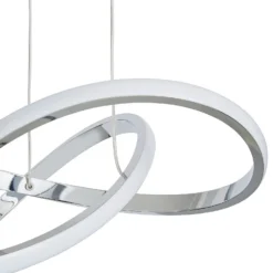 Boston LED Infinity Ceiling Pendant Light - Chrome 10 Boston LED Infinity Ceiling Pendant Light - Chrome -Chic Lighting Store 13529582 1744945395661857