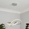 Boston LED Infinity Ceiling Pendant Light - Chrome 2 Boston LED Infinity Ceiling Pendant Light - Chrome -Chic Lighting Store 13529582 2074945395502932