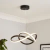 Boston LED Infinity Ceiling Pendant Light - Black 2 Boston LED Infinity Ceiling Pendant Light - Black -Chic Lighting Store 13529584 1934945395700113