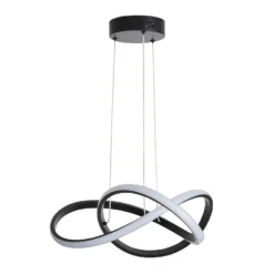 Boston LED Infinity Ceiling Pendant Light - Black 9 Boston LED Infinity Ceiling Pendant Light - Black -Chic Lighting Store 13529584 2134945395802422