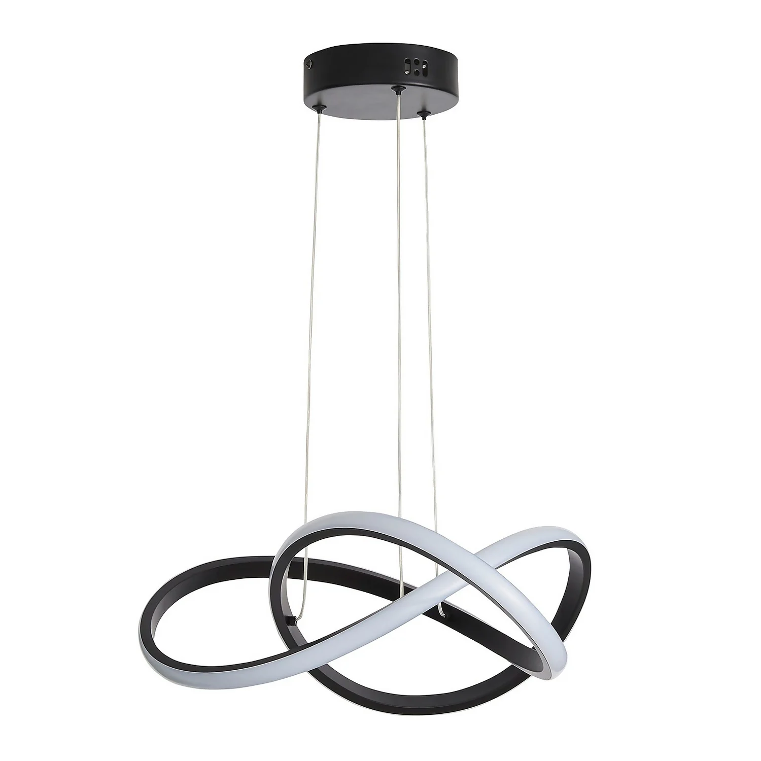 Boston LED Infinity Ceiling Pendant Light - Black 5 Boston LED Infinity Ceiling Pendant Light - Black - Image 3