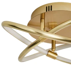 Bailey LED Spiral Flush Ceiling Light - Brass 10 Bailey LED Spiral Flush Ceiling Light - Brass -Chic Lighting Store 13529588 1994945396596813