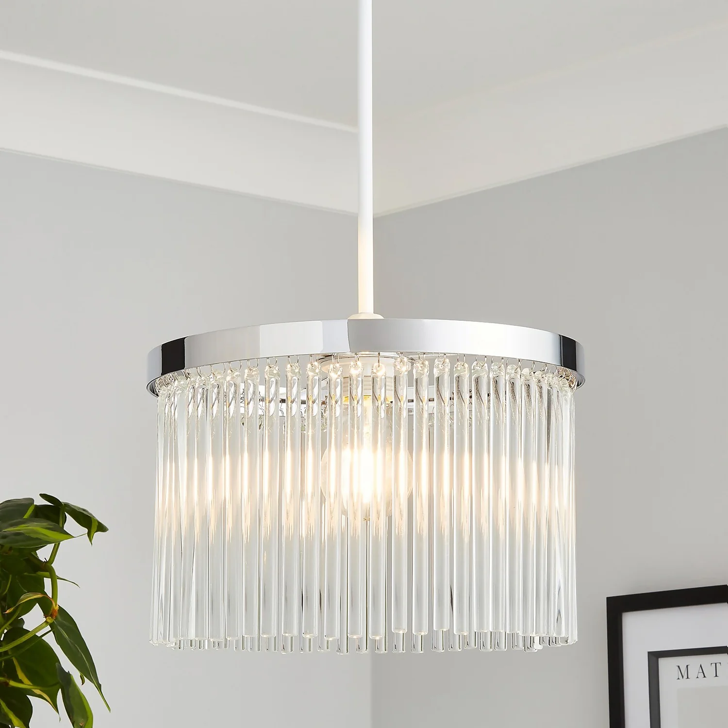 Highgate Easy Fit Shade - Chrome 3 Highgate Easy Fit Shade - Chrome