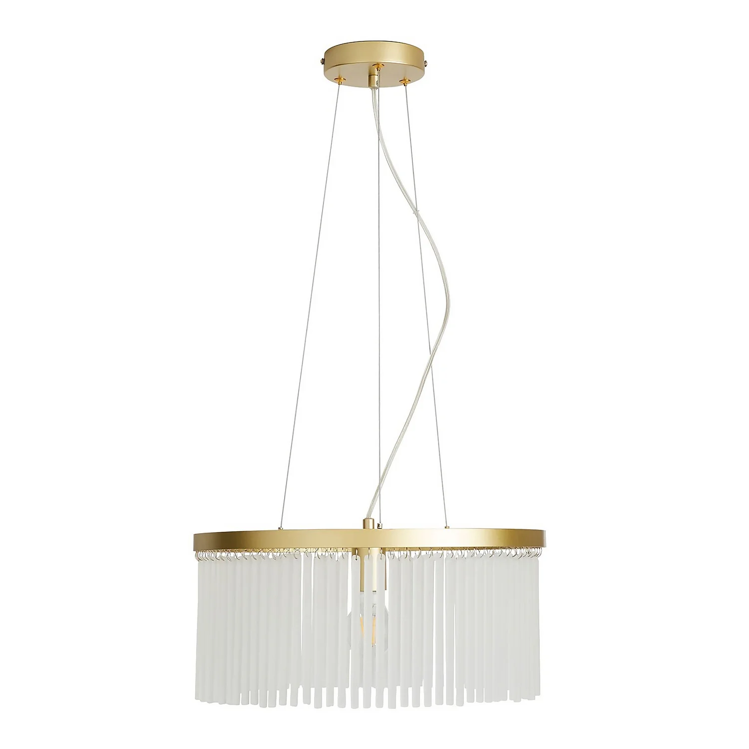Highgate Single Tier Pendant Light - Brass 5 Highgate Single Tier Pendant Light - Brass - Image 3