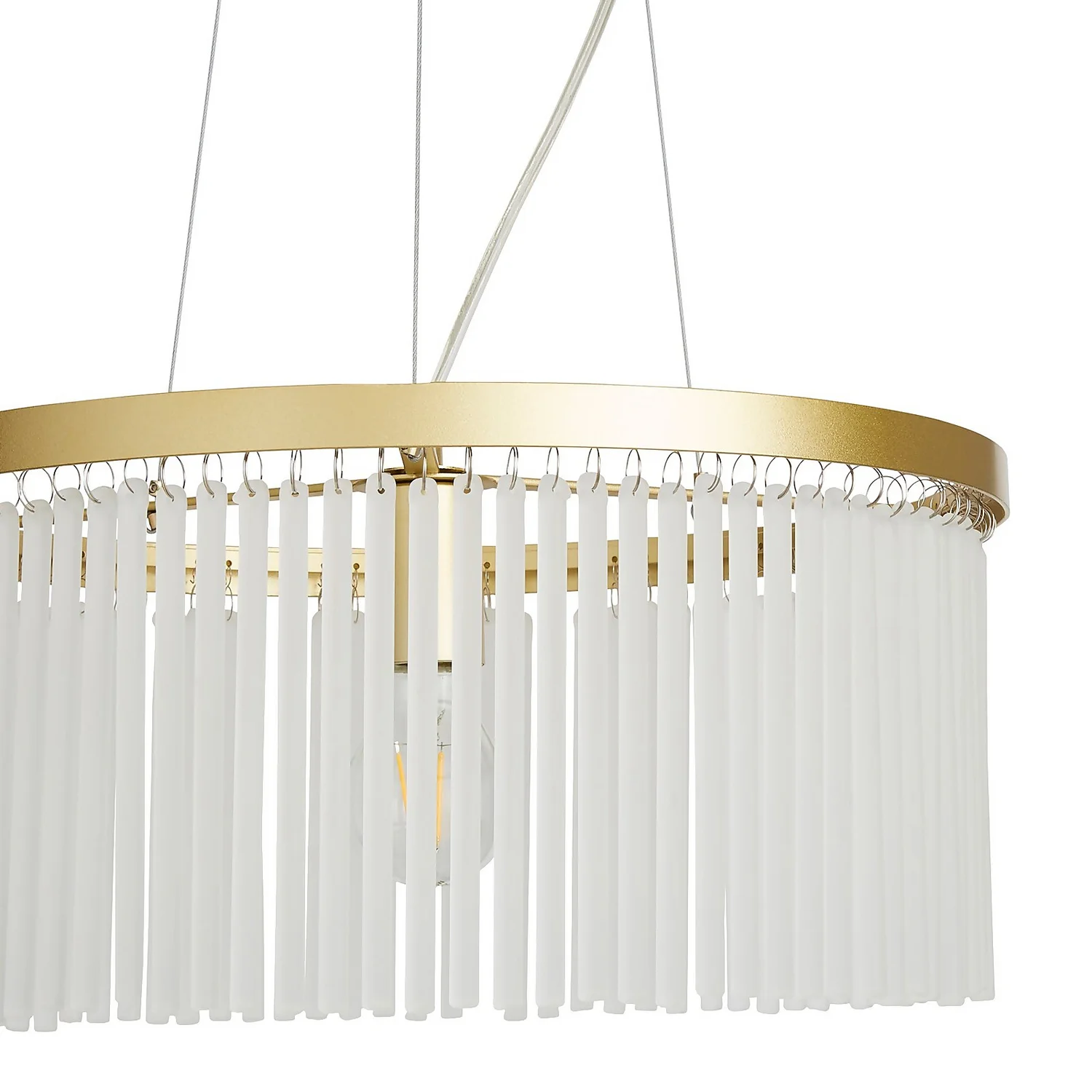 Highgate Single Tier Pendant Light - Brass 6 Highgate Single Tier Pendant Light - Brass - Image 4