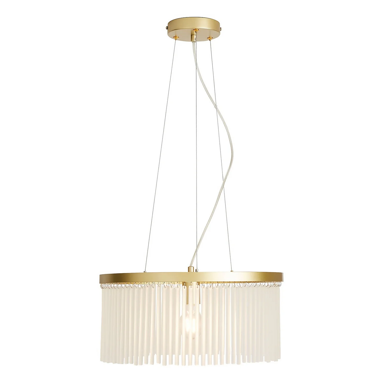 Highgate Single Tier Pendant Light - Brass 4 Highgate Single Tier Pendant Light - Brass - Image 2