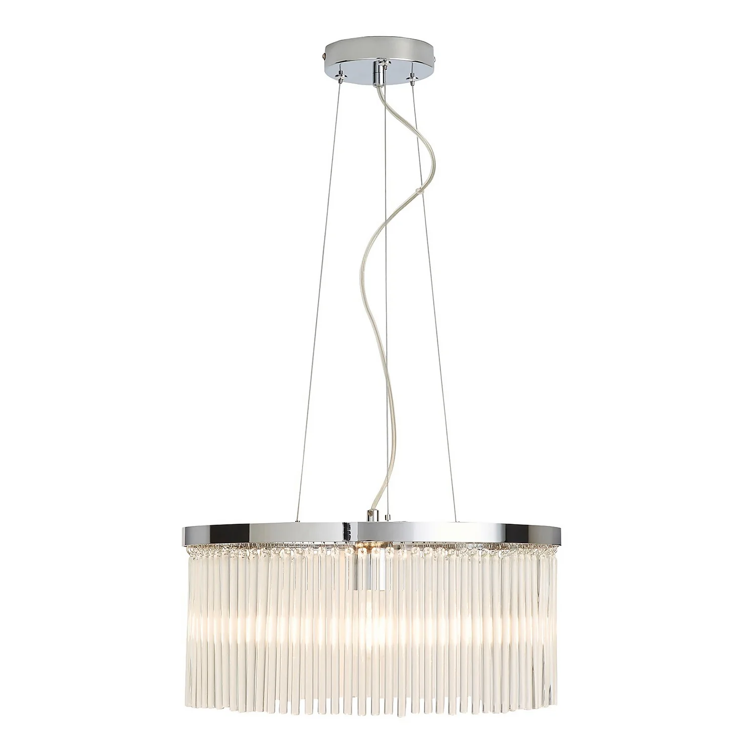 Highgate Single Tier Pendant Light - Chrome 4 Highgate Single Tier Pendant Light - Chrome - Image 2
