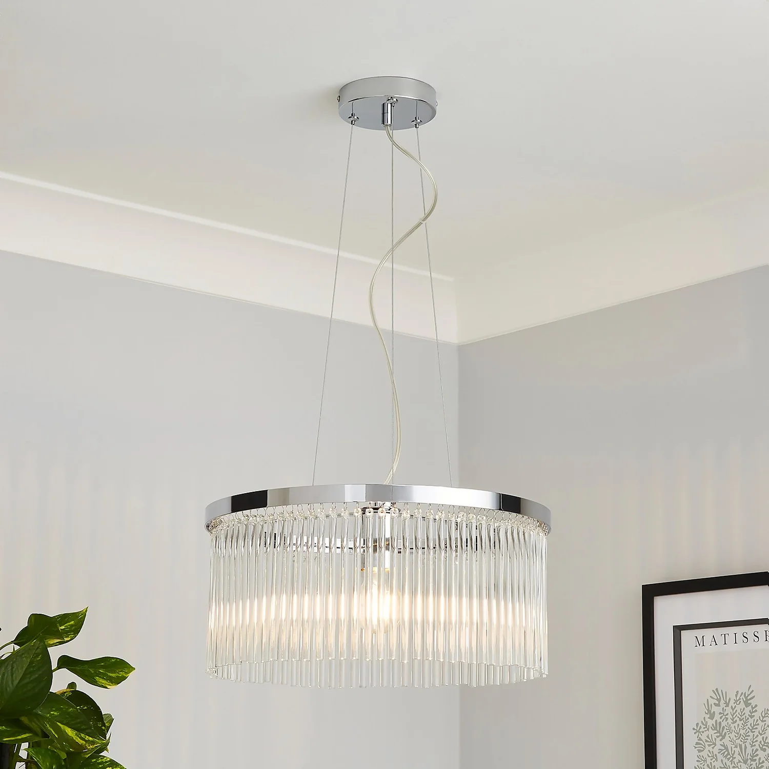 Highgate Single Tier Pendant Light - Chrome 3 Highgate Single Tier Pendant Light - Chrome
