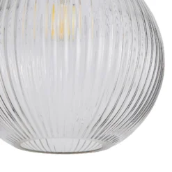 Hannah Ribbed Glass Easy Fit Shade -Chic Lighting Store 13529607 3224945397070309
