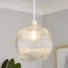 Hannah Ribbed Glass Easy Fit Shade 2 Hannah Ribbed Glass Easy Fit Shade -Chic Lighting Store 13529607 6904945396928715